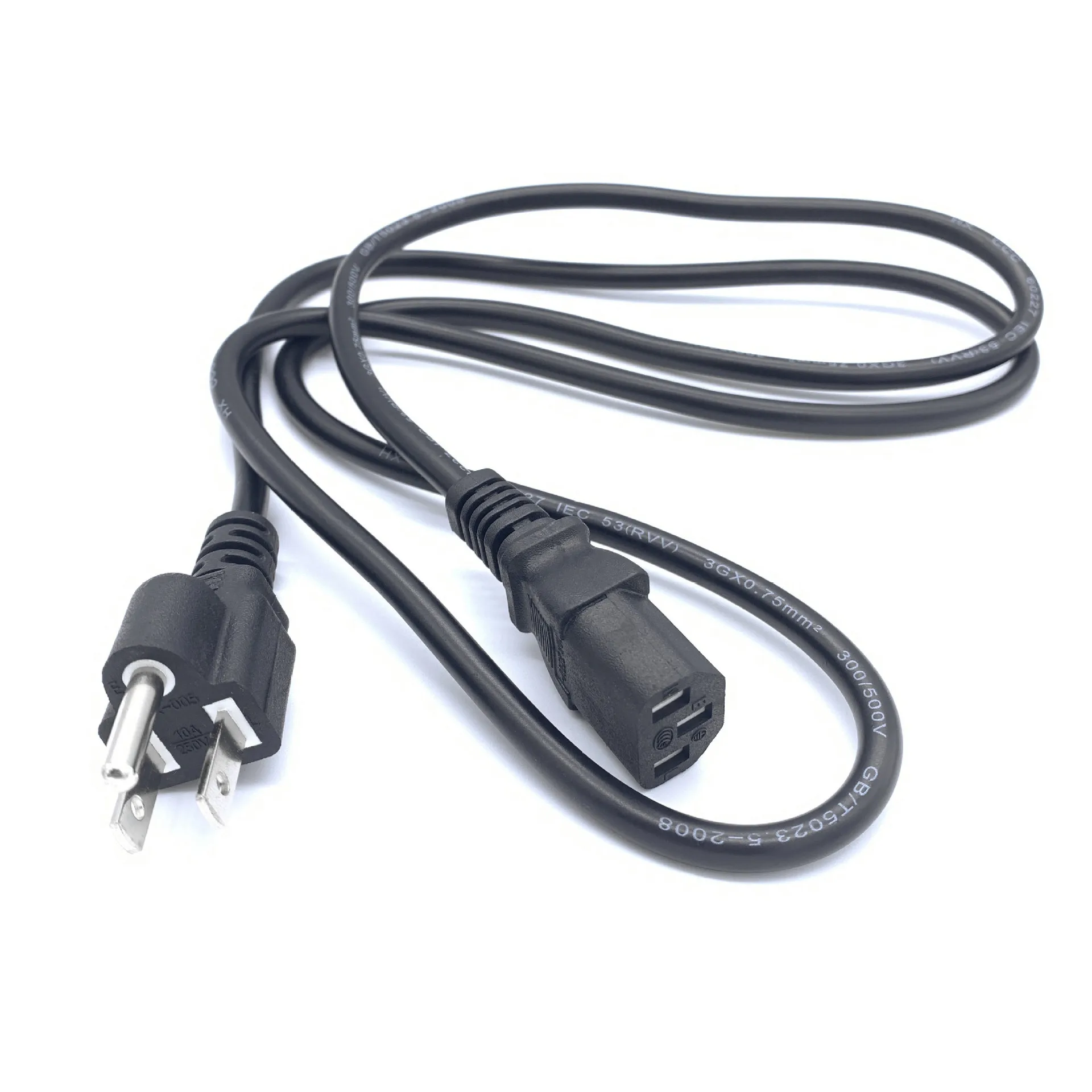 1.5 متر كابل توصيل قياسي أمريكي كابل طاقة تيار متردد سلك توصيل VDE