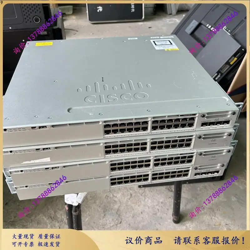 WS-C3850-24T-S 24-port Gigabit Electrical Port, Three-layer Machine, Single Power Supply