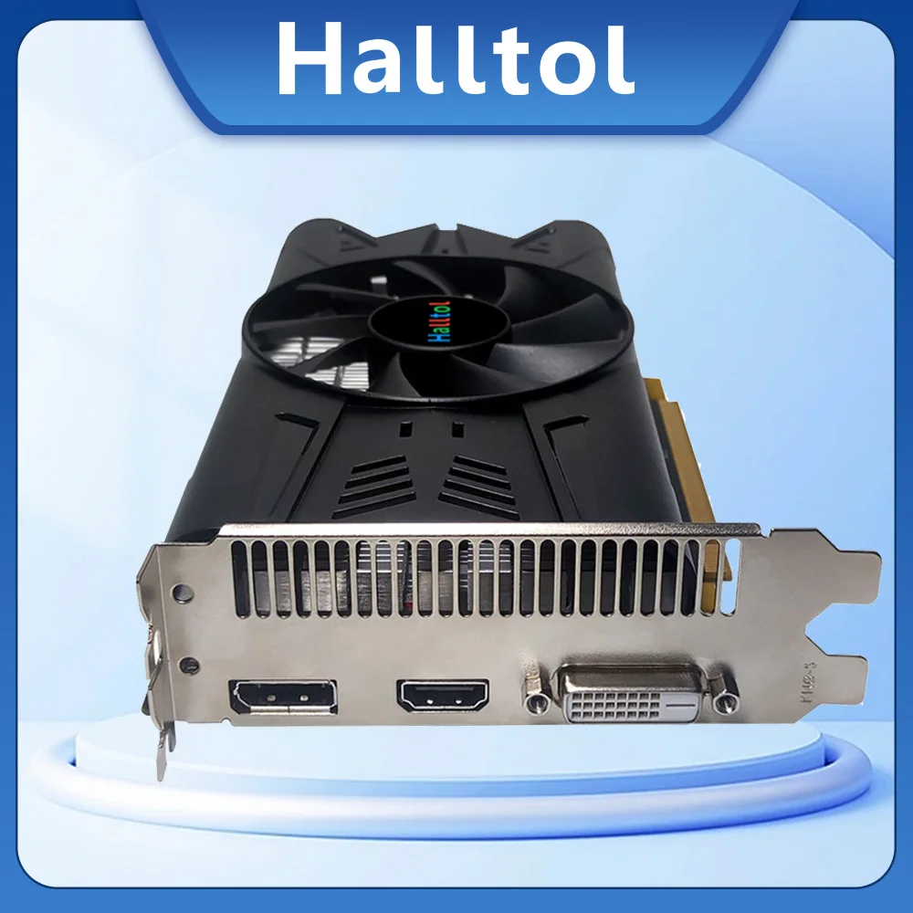 Halltol Graphics Cards AMD Radeon RX470 4G GDDR5 256bit Video Card HDMI+DP+DVI For Desktop Gaming Computer Components GPU RX 470