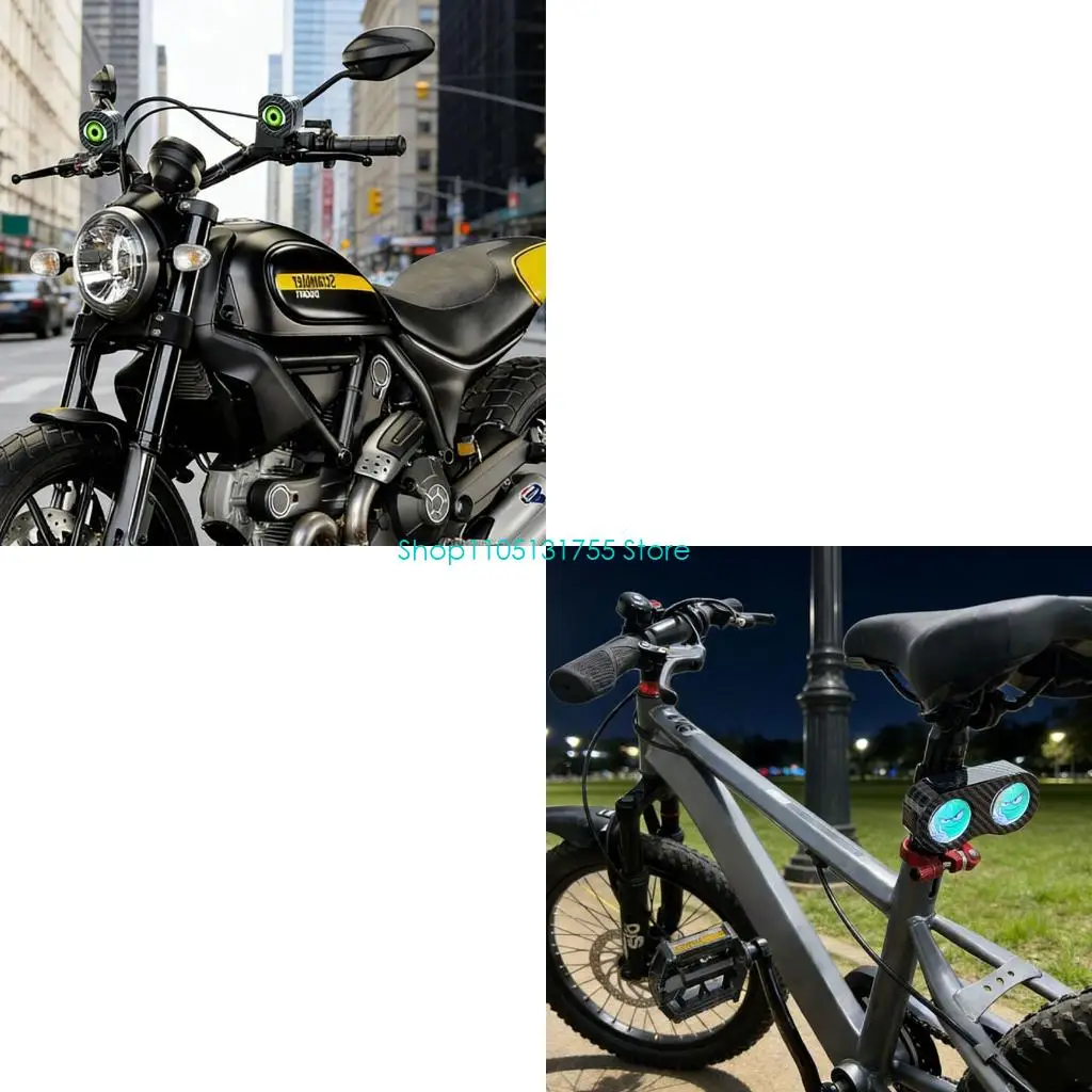 K0EF Wireless Controlled Two Back Light Long Working Time 8 Hours Waterproof Build For Safe Dark Cycling