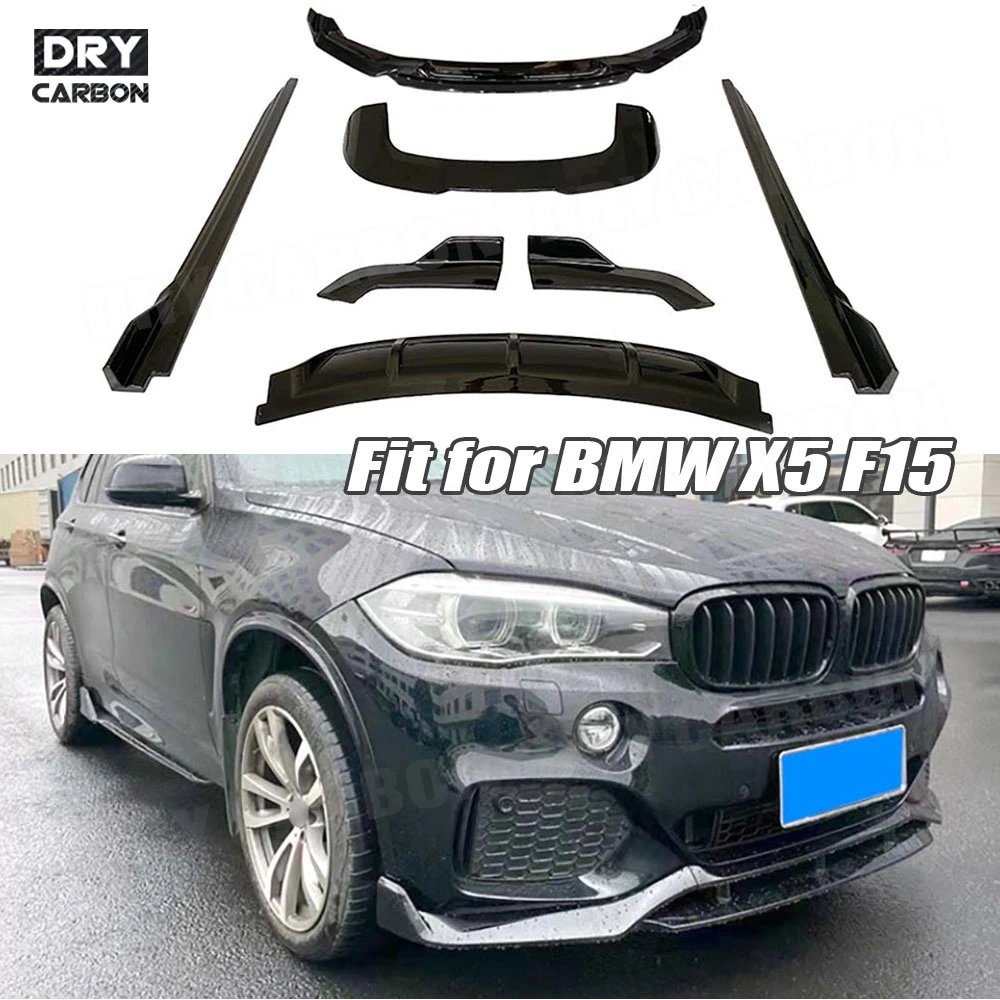 

Car Accessories for BMW X5 F15 M Sport 2015-2018 Front Lip Rear Roof Spoiler Side Skirts Rear Bumper Diffuser Side Splitters