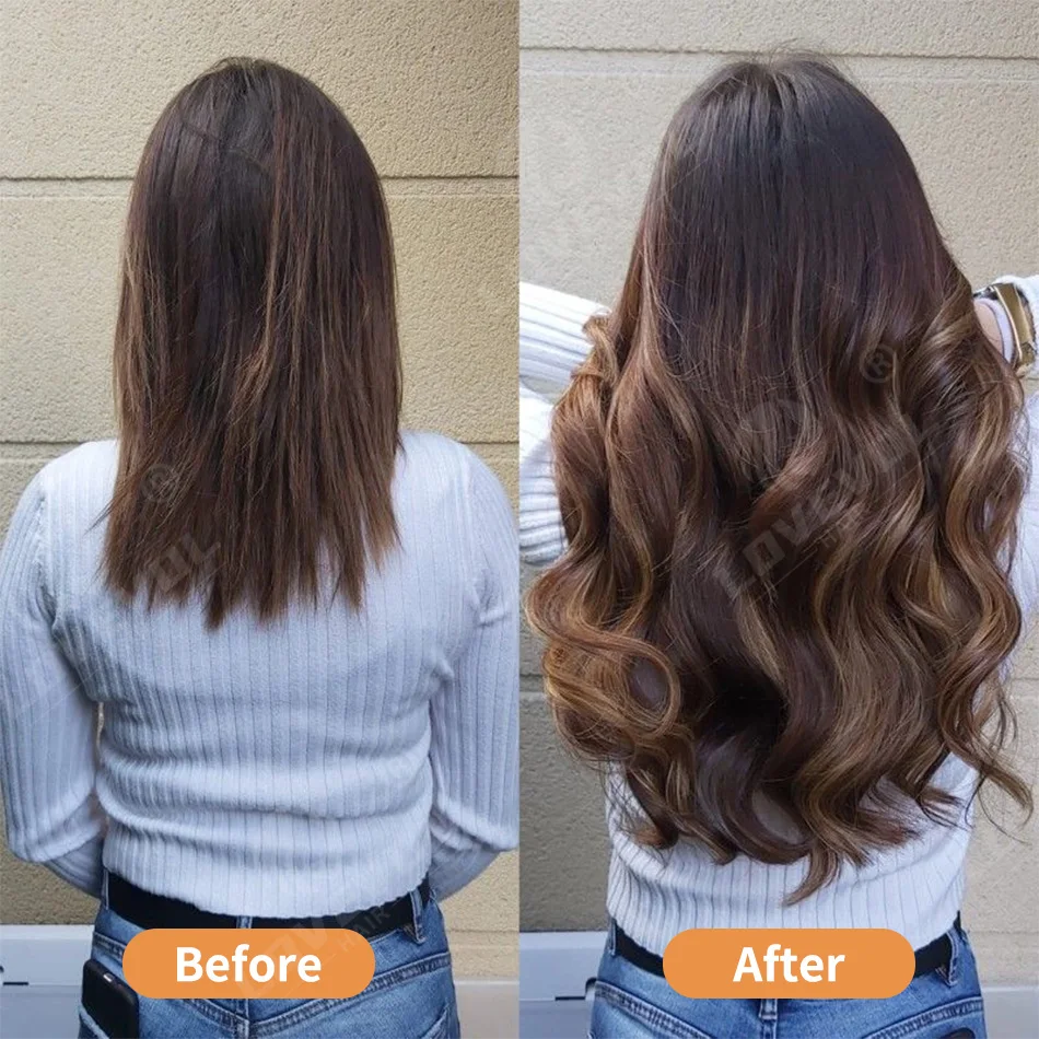 22 Inch Butterfly Weft Hair Extensions 100g 100% Remy Human Hair Straight Seamless Invisible PU Genius Weft for Women