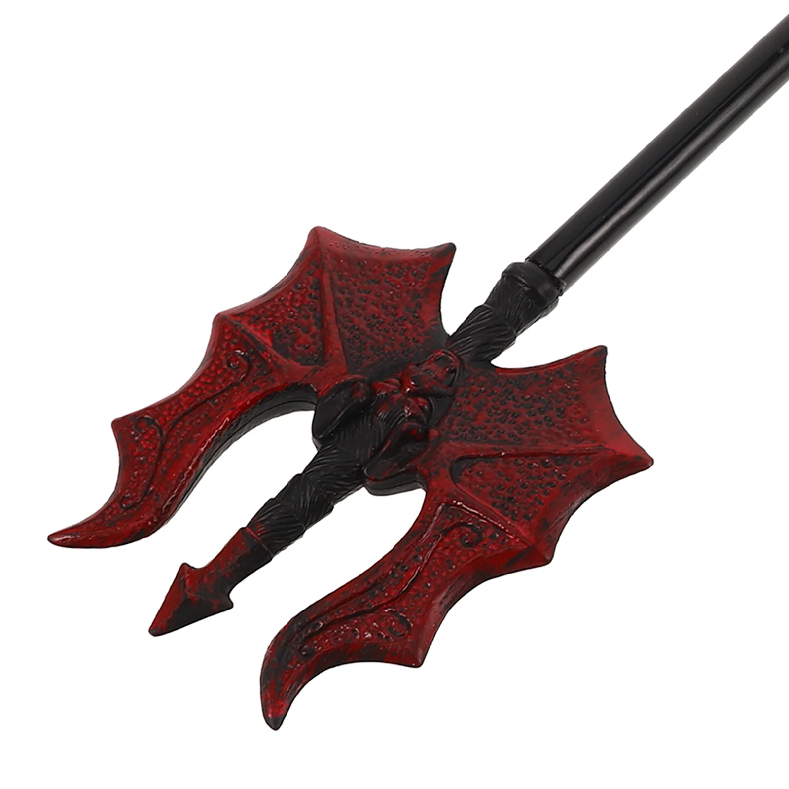 Flame Trident Halloween Gifts Pitchfork Plastic Devils Demon Prop Spooky Party Decor