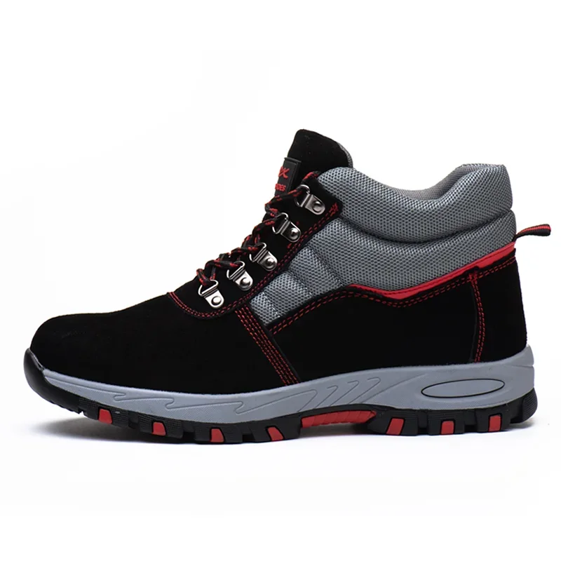High Quality Men Steel Toe Cap Safety Boots Work Shoes Men Puncture-Proof Work Boots Safety Shoes Male Work Shoes Men