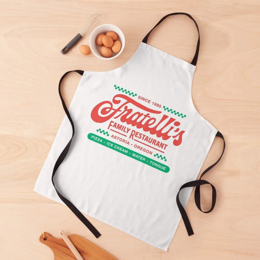 

Fratelli's Restaurant Goonies Astoria Oregon Apron Household Items Kitchen Kawaii Accessories Smock for hairdressing Apron