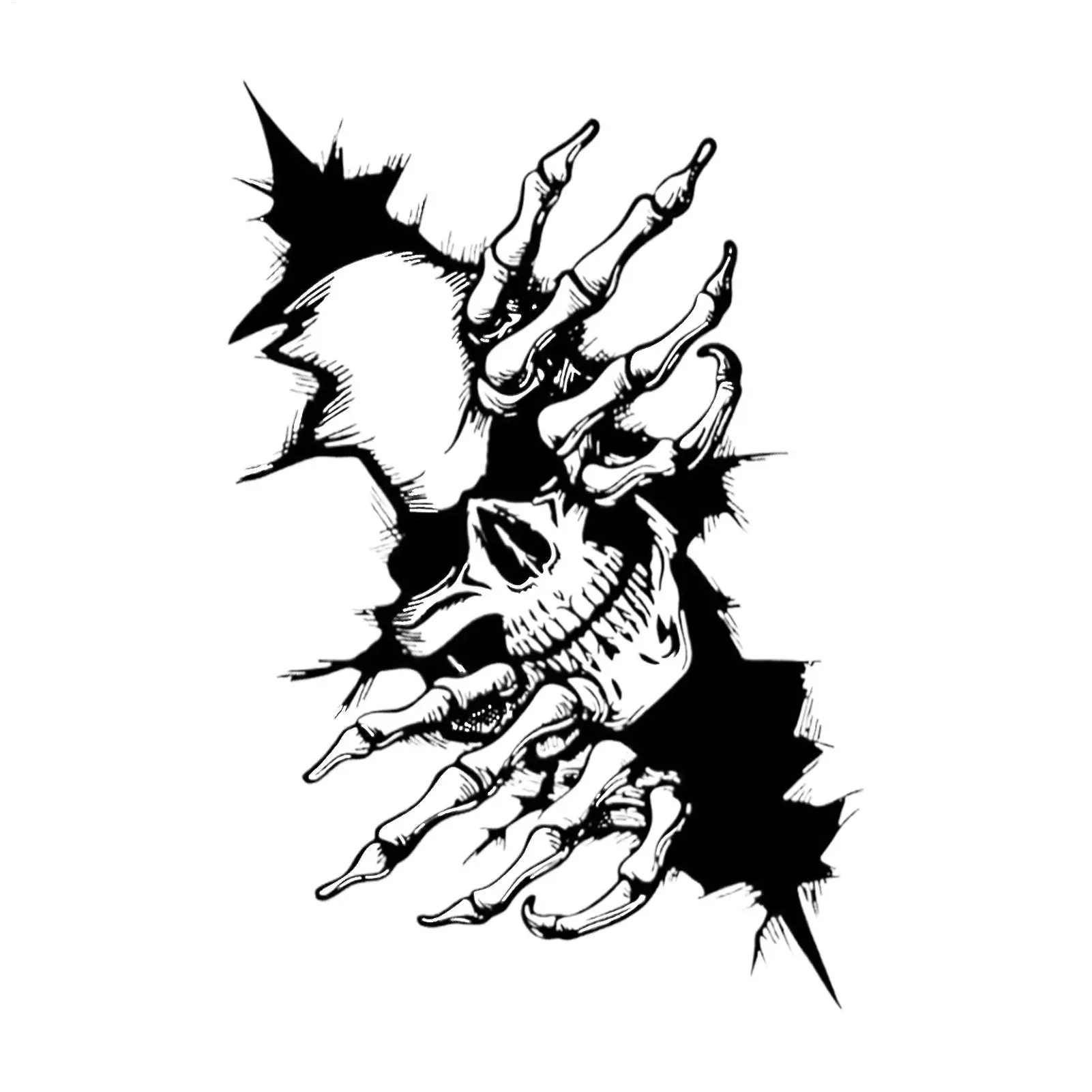 

Череп наклейки на окно автомобиля страшные наклейки Хэллоуин украшения мотоциклетные наклейки для автомобиля грузовик внедорожник мотоцикл транспортные средства окна