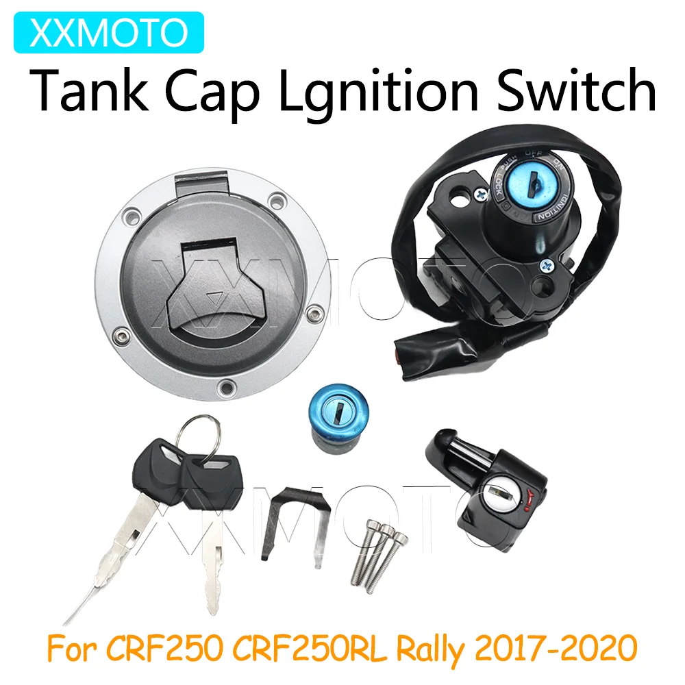 

Комплект: крышка топливного бака и ключ зажигания для мотоциклов Honda CRF250, CRF250RL Rally 2017-2020