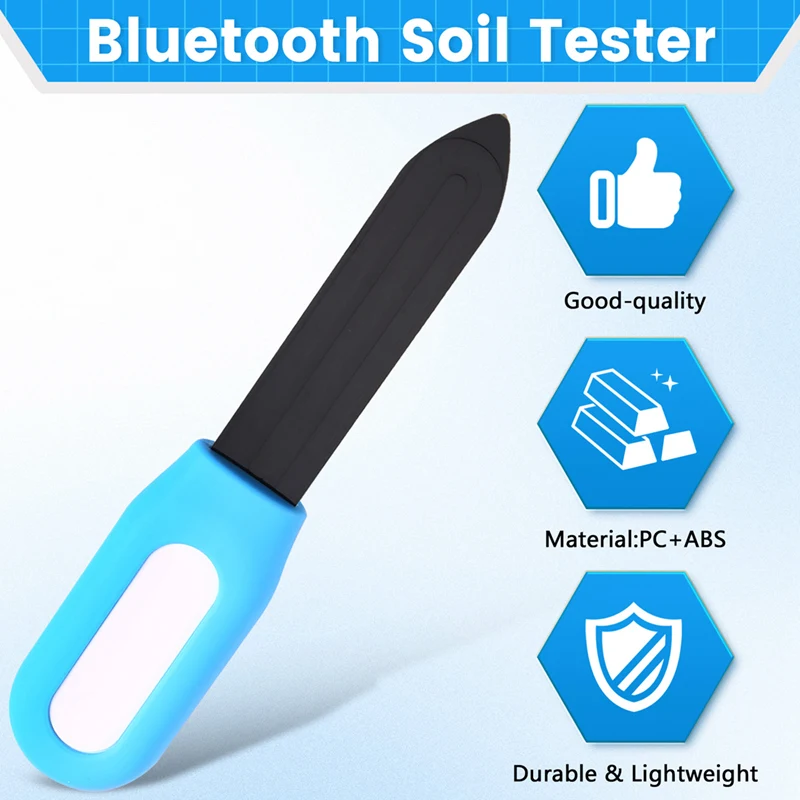 N75R-Smart 2-In-1 Bluetooth Soil Tester Temperature And Humidity Meter Soil Detector Automation Irrigation Detector