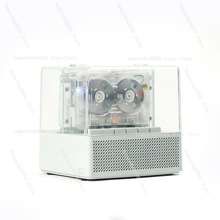 Tape Reader Bluetooth Speaker 2-in-1 Retro Table with Nostalgic Card Plug-in Feelings