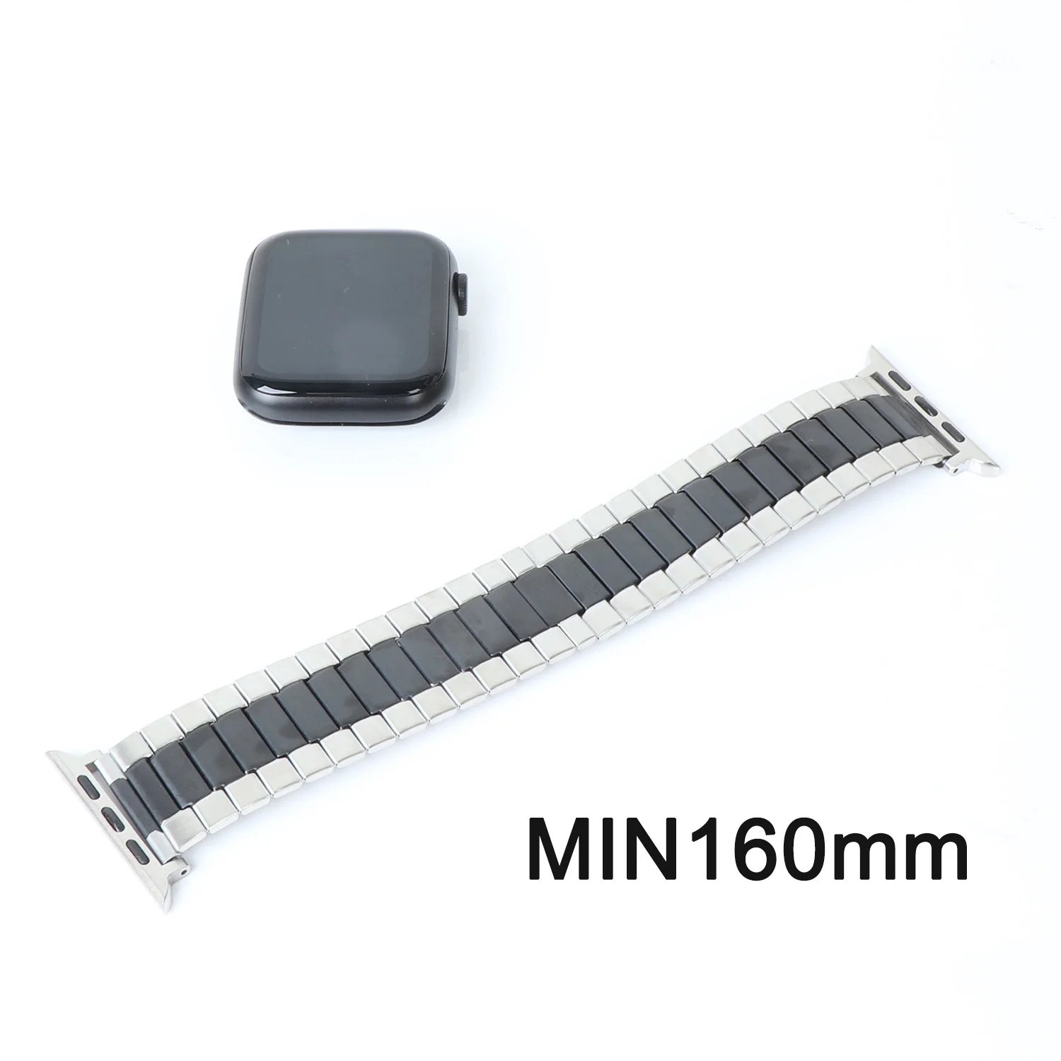 Elastic Strap for Iwatch 40mm 44mm 42mm 45MM Ultra 2 49mm Stainless Steel Band for Apple Watch Series 9 8 7 6 5 4 3 Se Luxury