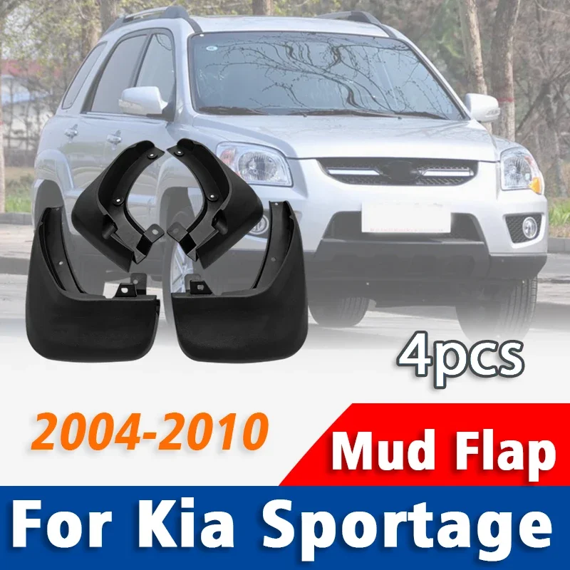 

FOR Kia Sportage 2004 2005 2006 2007 2008 2009 2010 Mudflaps Fender Mud Flap Guards Splash Mudguard Car Accessories 4pcs