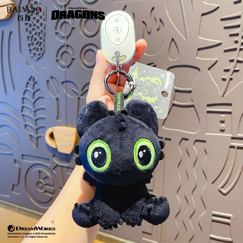 Echte How To Train Your Dragon Tandeloze pluche sleutelhanger vrouwelijke schattige pop tas hanger meisjes verjaardagscadeau kerstcadeau