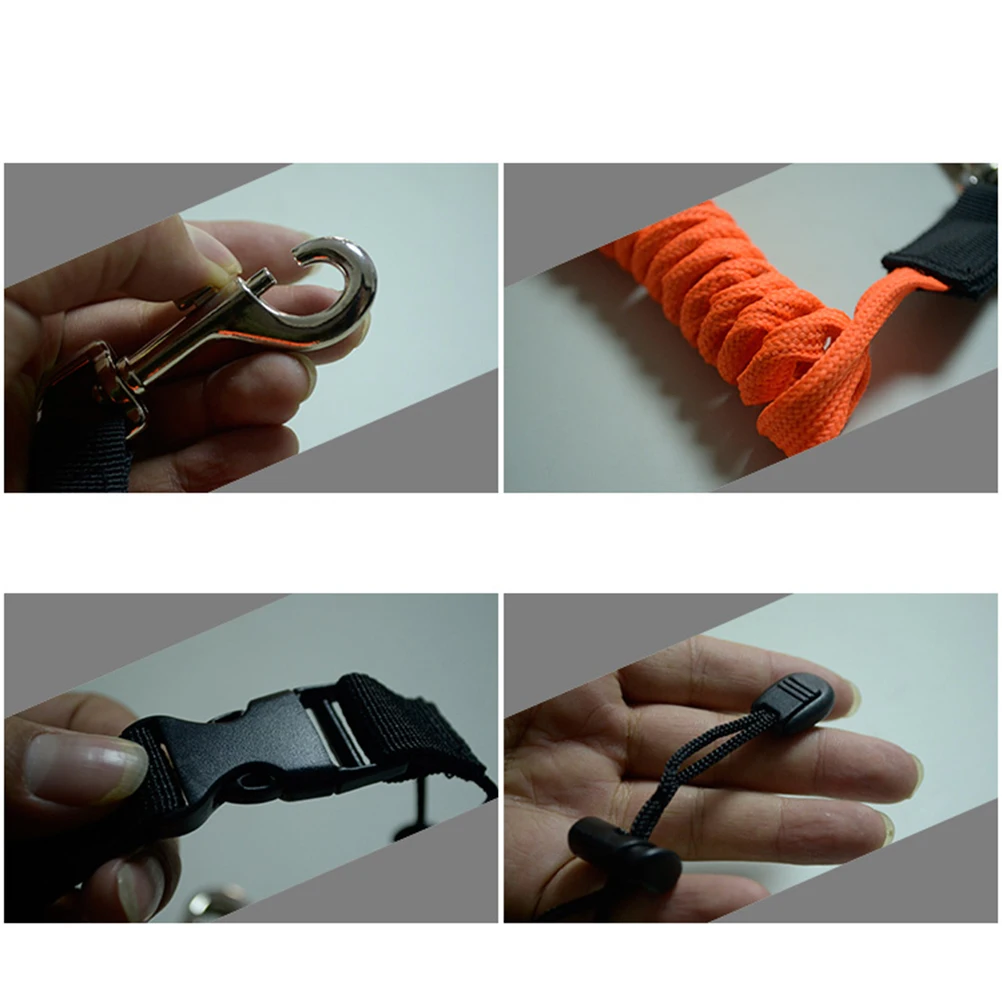 

Elastic Kayak Canoe Paddle Leash Safety Boat Fishing Rod Pole Coiled Lanyard Cord Tie Rope (Random Color)