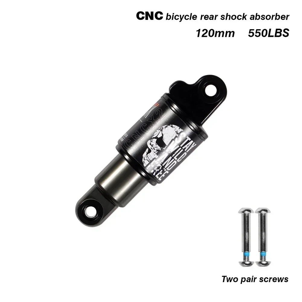 Bikes Bicycle Cycling Rear Shock Lockout 120/125/150/165/185/190/200mm Mountain Bike Oil Spring Shock Absorber