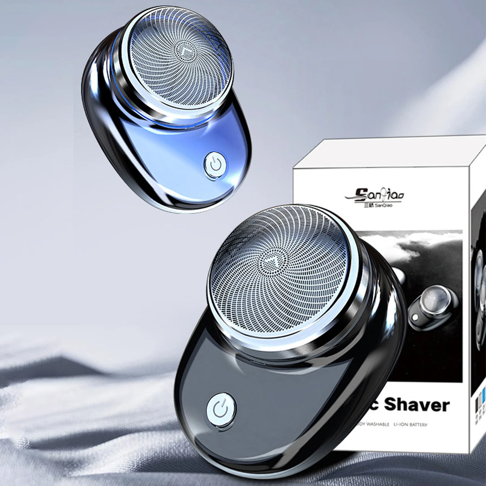 

Men Beard Trimmer Shaving Machine Rechargeable Electric Razors Pocket Size Electric Beard Trimmer for Men Teen Boys Face Beards