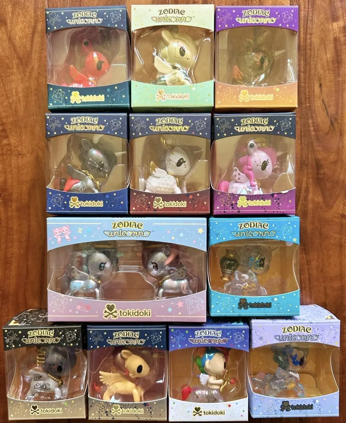 Tokidoki Zodiac Unicorno Transparent Constellation Collectible Figure Desktop Decor For Adult Hobbyists