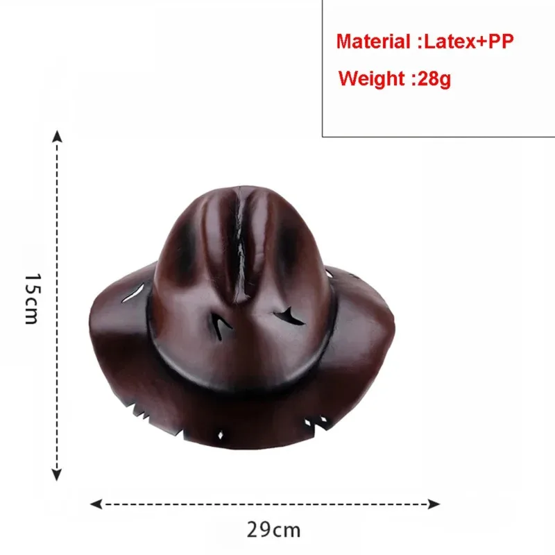 72th أنيمي فريدي تأثيري حلي الكبار سترة حمراء مخطط الحياكة معطف فوقي قبعة قناع فريدي كروجر هالوين