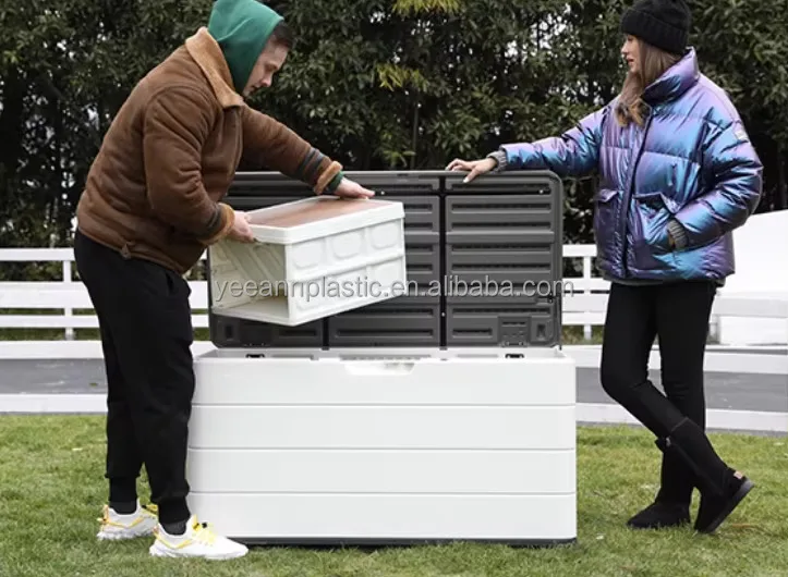 Plastic Outdoor Patio Furniture Camping Tool Organizer Giant Shoe Storage Box view 5
