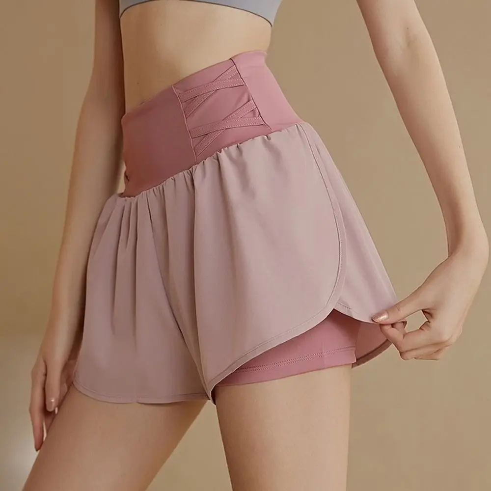 Quick Dry Women Sports Skirt Shorts with Pocket Breathable Athletic Skort Comfortable All-match Running Tennis Skirt Summer Wear