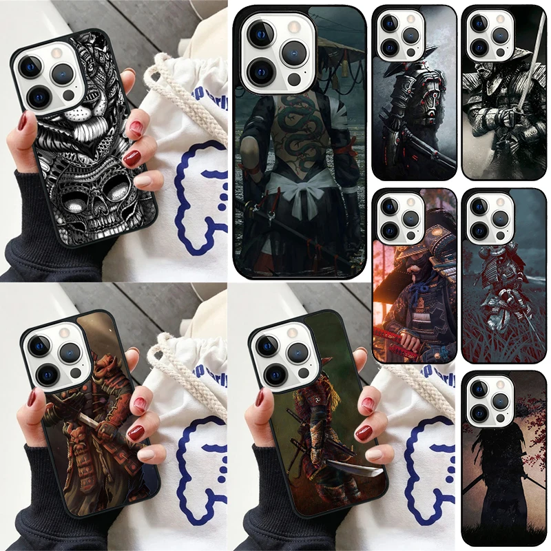 

Чехол Samurai Warrior для iPhone 17 Air 16 16e 13 14 15 Pro Max 12 11 15 Pro Max Plus Max, чехол для телефона