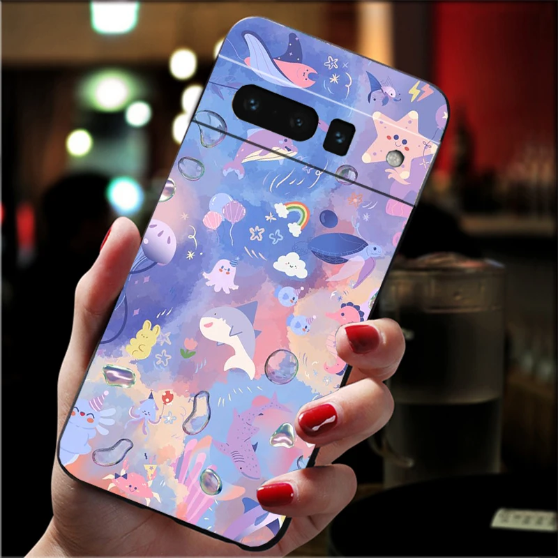 

Sea Creatures Jellyfish Phone Case For Google Pixel 10 9 Pro XL 9A 8 7 6 Pro Pixel 8A 7A 6A Pixel 8 7 6 5