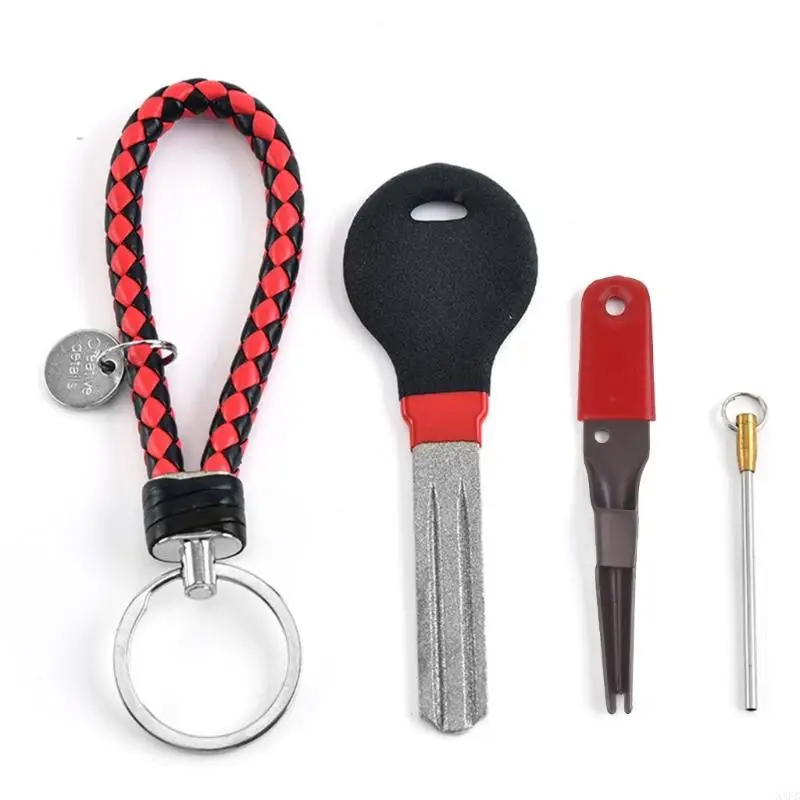XXFC Fishing Dual Grit Metal Fishing Hook Sharpener Mini Fishing Acces Grinding Stone