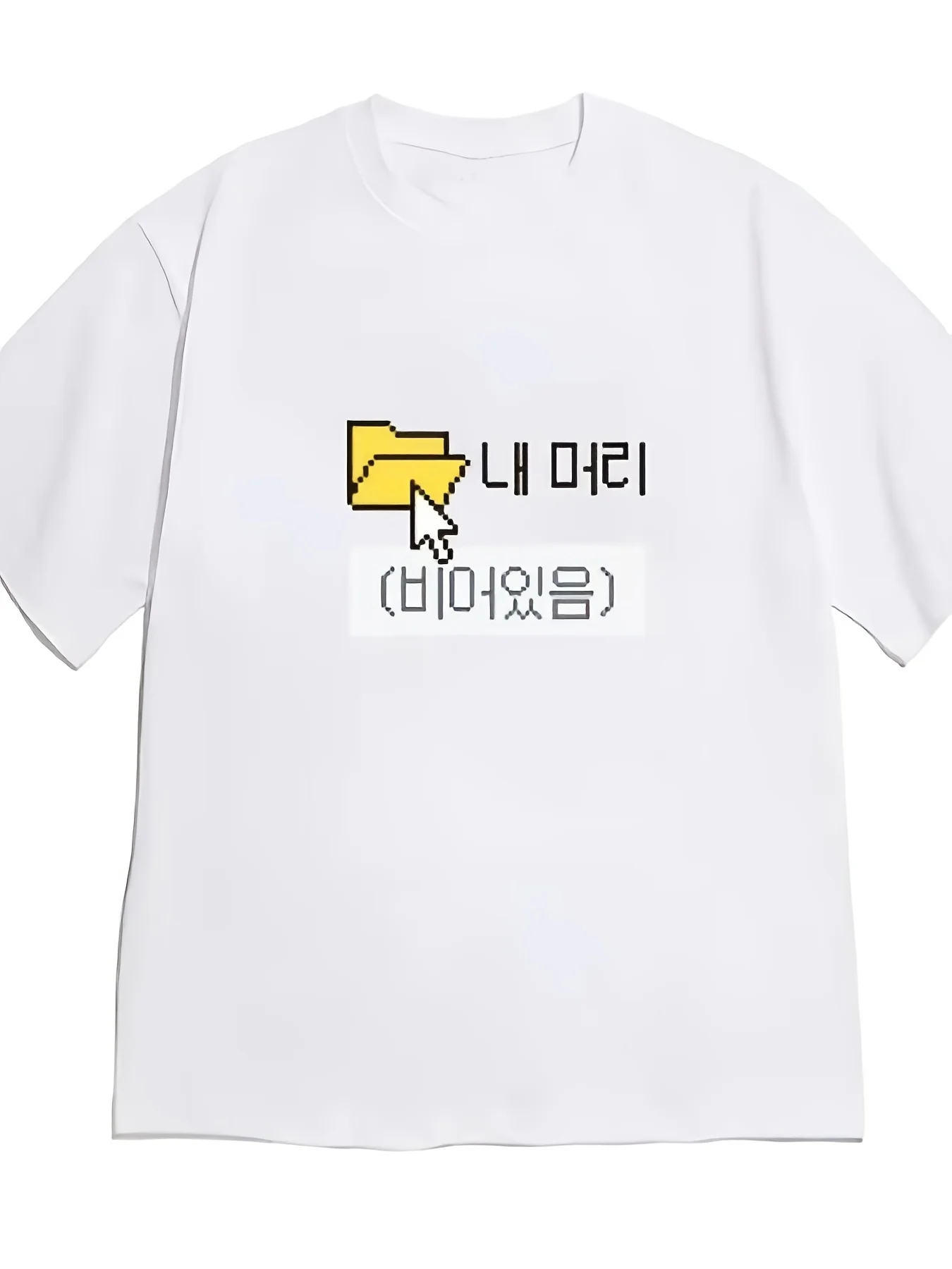 T-shirt imprimé souris et documents, collection été 2026, tendance, décontracté, 100 % coton, manches courtes, pour homme
