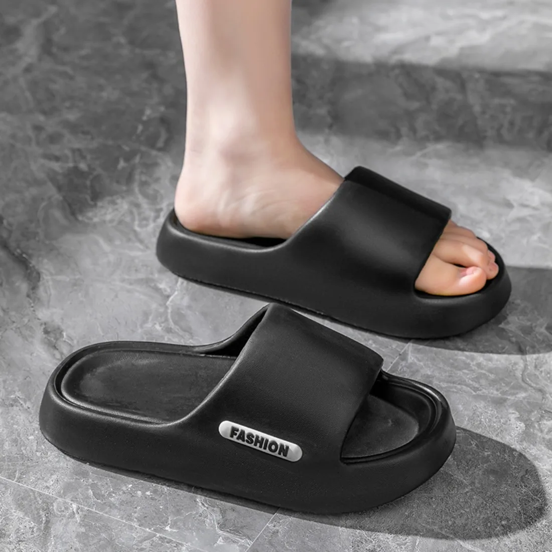 

Men's & Women's Anti-Slip EVA Flip Flops - Lightweight Quick-Dry Comfortable Durable Slippers, All-Season Indoor Outdoor Beach