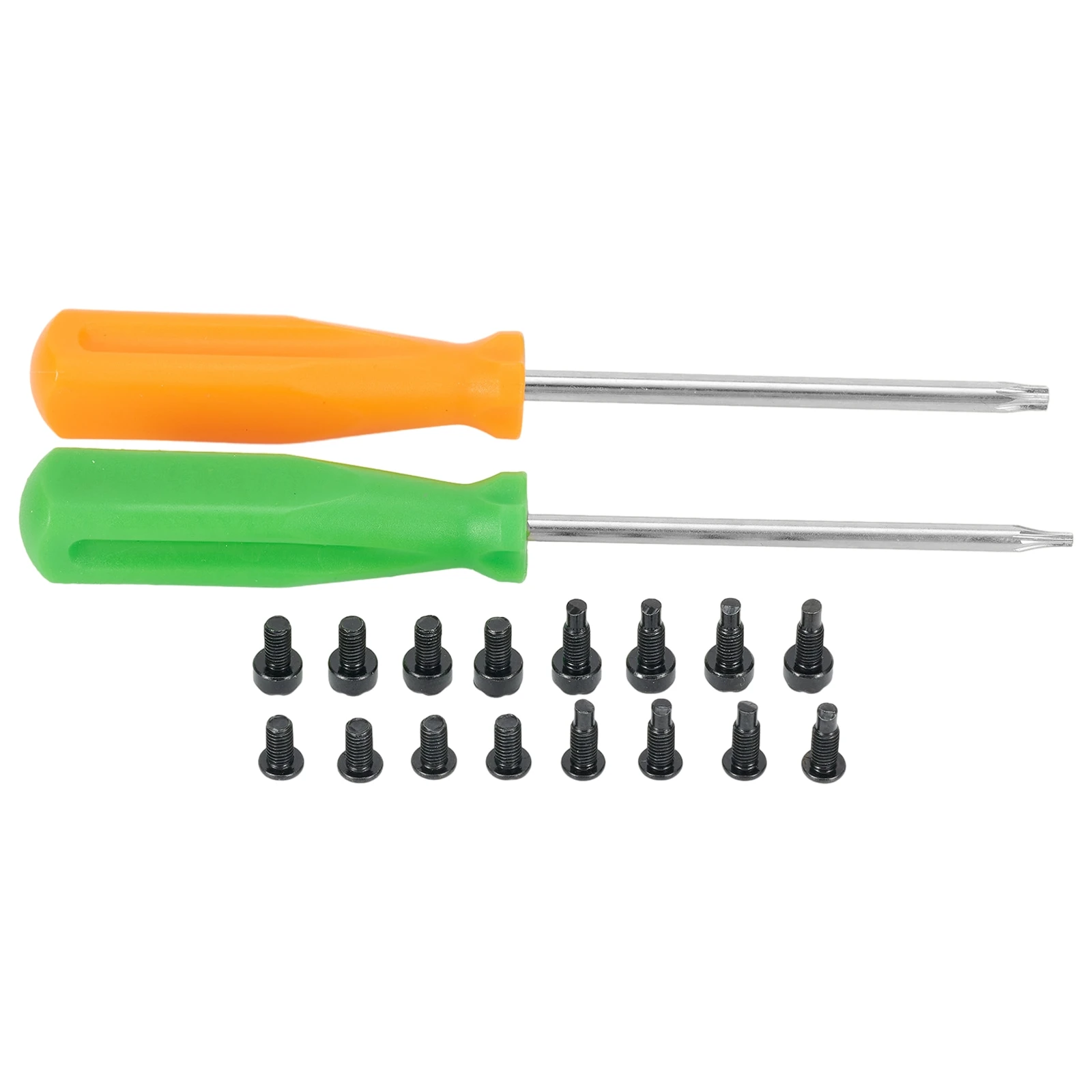 16Pcs For Smart Doorbell Screw Replacement Set FeatuFor Ring Short Long Short Long and 2 Precision Screwdrivers