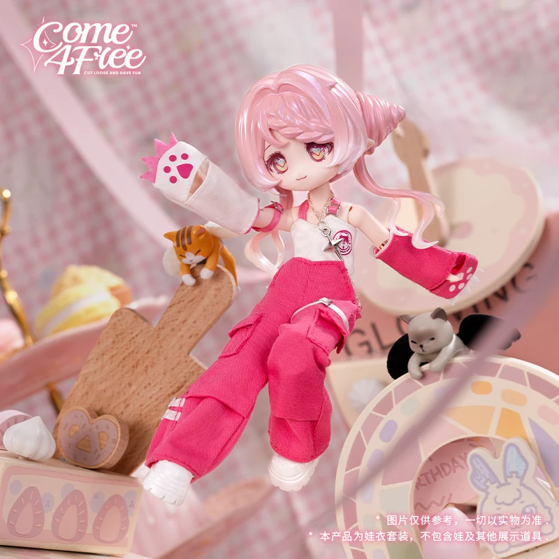Come4free Original Daily Series Doll Clothes 1/12 Simple Sweet Style Bjd Baby Clothes Ob11 Joint Doll Accessories In Stock