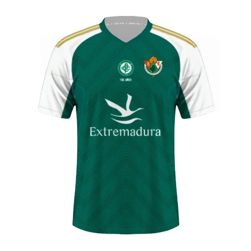 Camiseta deportiva de ocio CP Cacereño para hombre y mujer, camiseta de entrenamiento de fútbol elástica transpirable de secado rápido que absorbe el sudor