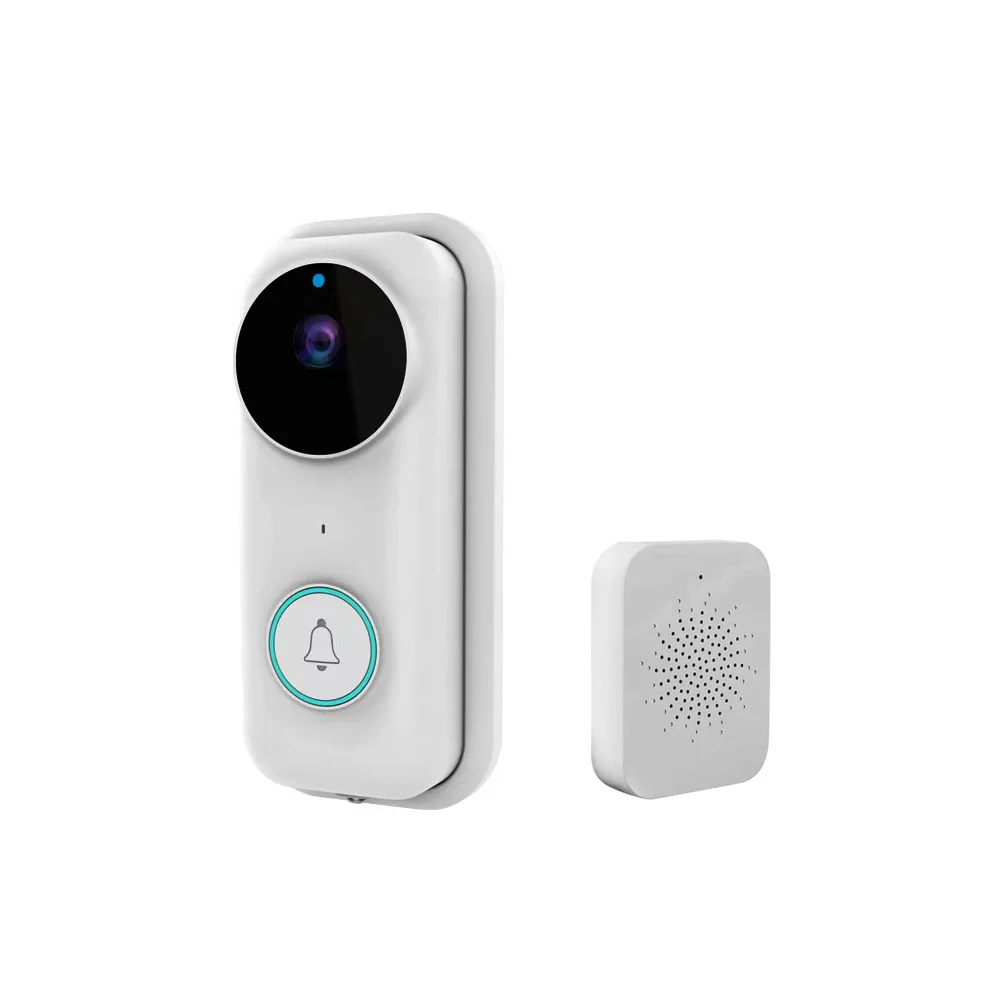 2023 Nieuwe Outdoor Draadloze Deurbel Waterdicht Smart Home Deurbel Chime Kit Led Flash Security Alarm Welkom Huis