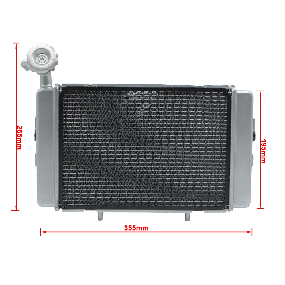 NEW Radiator Cooling Cooler Assy With Electric Fan & Temp Sensor For Buyang Feishen 300 300cc FA-D300 H300 ATV  Quad Bike view 3