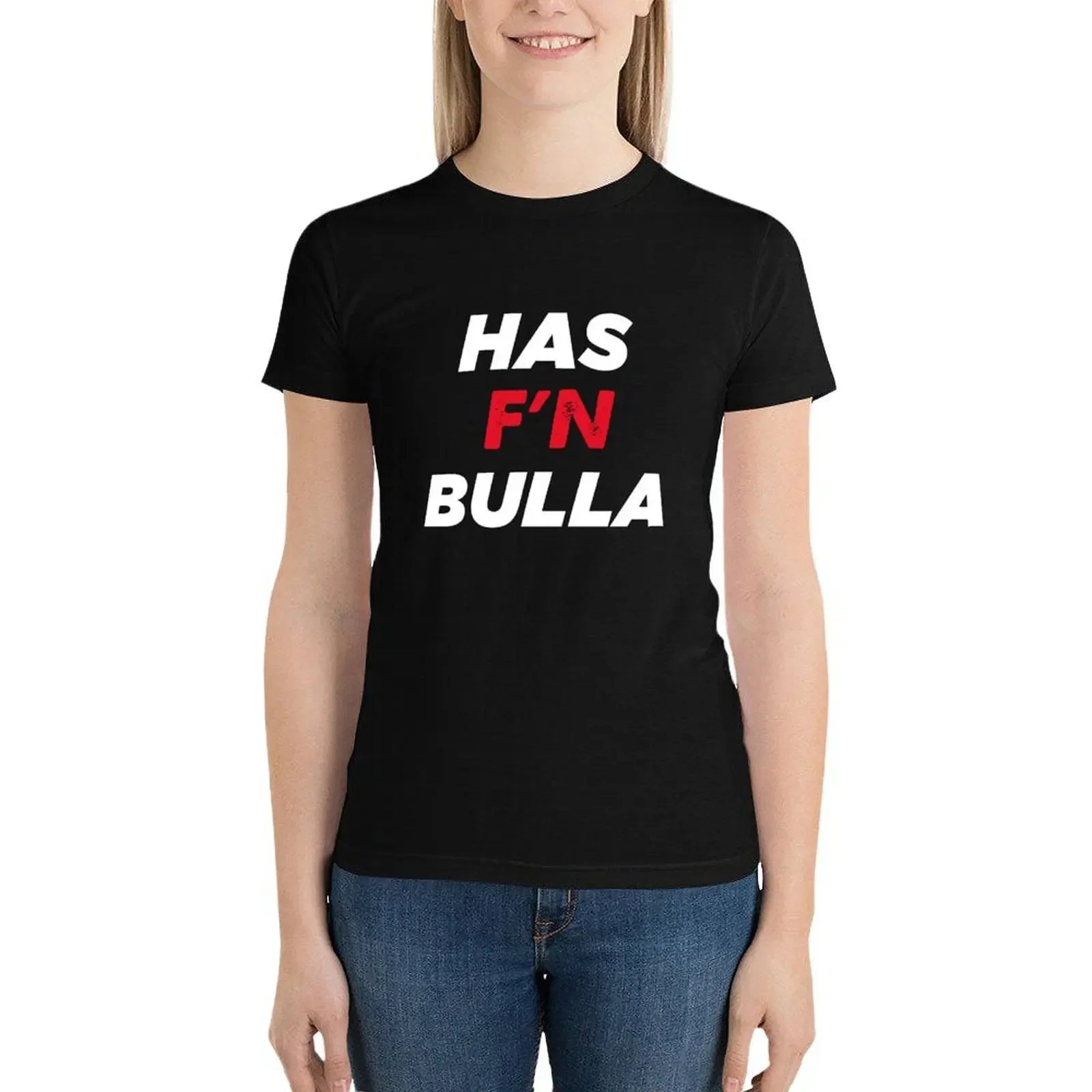 

Has F'N Bulla - ECW Style Hasbulla T-Shirt summer clothes summer tops Short sleeve tee Women's tee shirt