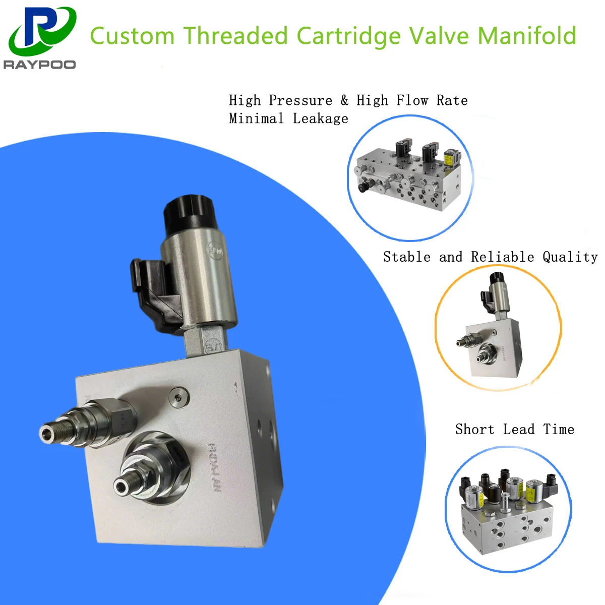 Hydraulic Valve Manifold for Truck Crane for Load Sensing Pilot Operated Systems hydraulic manifold valve for