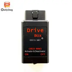 New Drive Box OBD2 Immobilizer IMMO Deactivator & Activator for EDC15(Diesel) /ME7(Patrol) Plug and Play IMMO Emulator