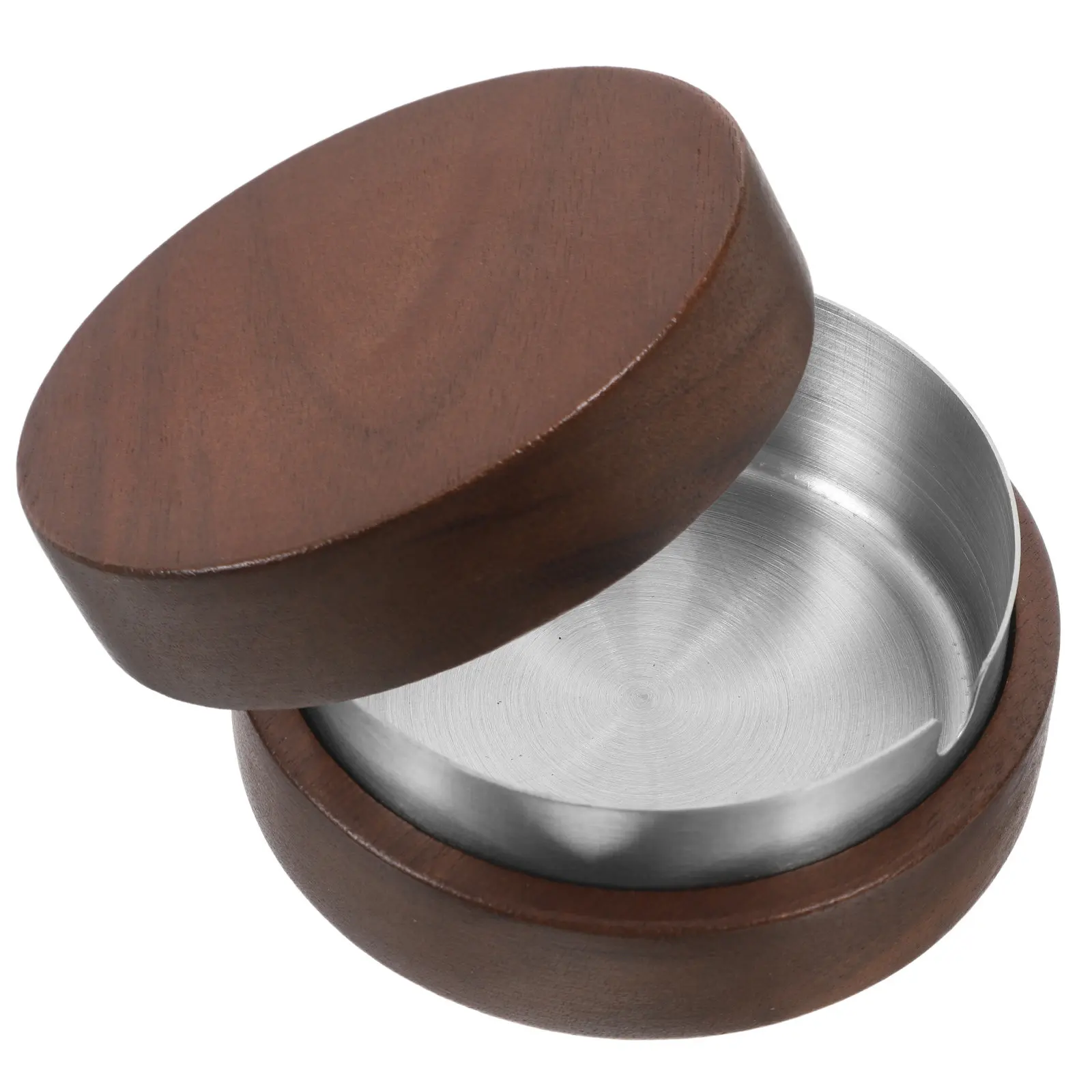 

Cigarette Butts Container Ash Tray with Lid Ashes Holder Accessory Arshtray Ashtray for Indoor Wood