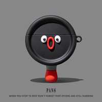 Super Cute Pingu Penguin Pan Fried Egg Suitable for AirPods4 Silicone Protective Cover for AirPodsPro Wireless Bluetooth Case