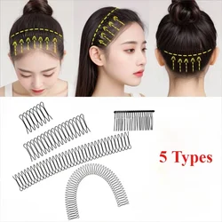 Invisible Broken Hair Hairpin Styling Accessories Bang Fixed Insert Comb Women  Adult Tiara Tools Roll Curve Needle Professional