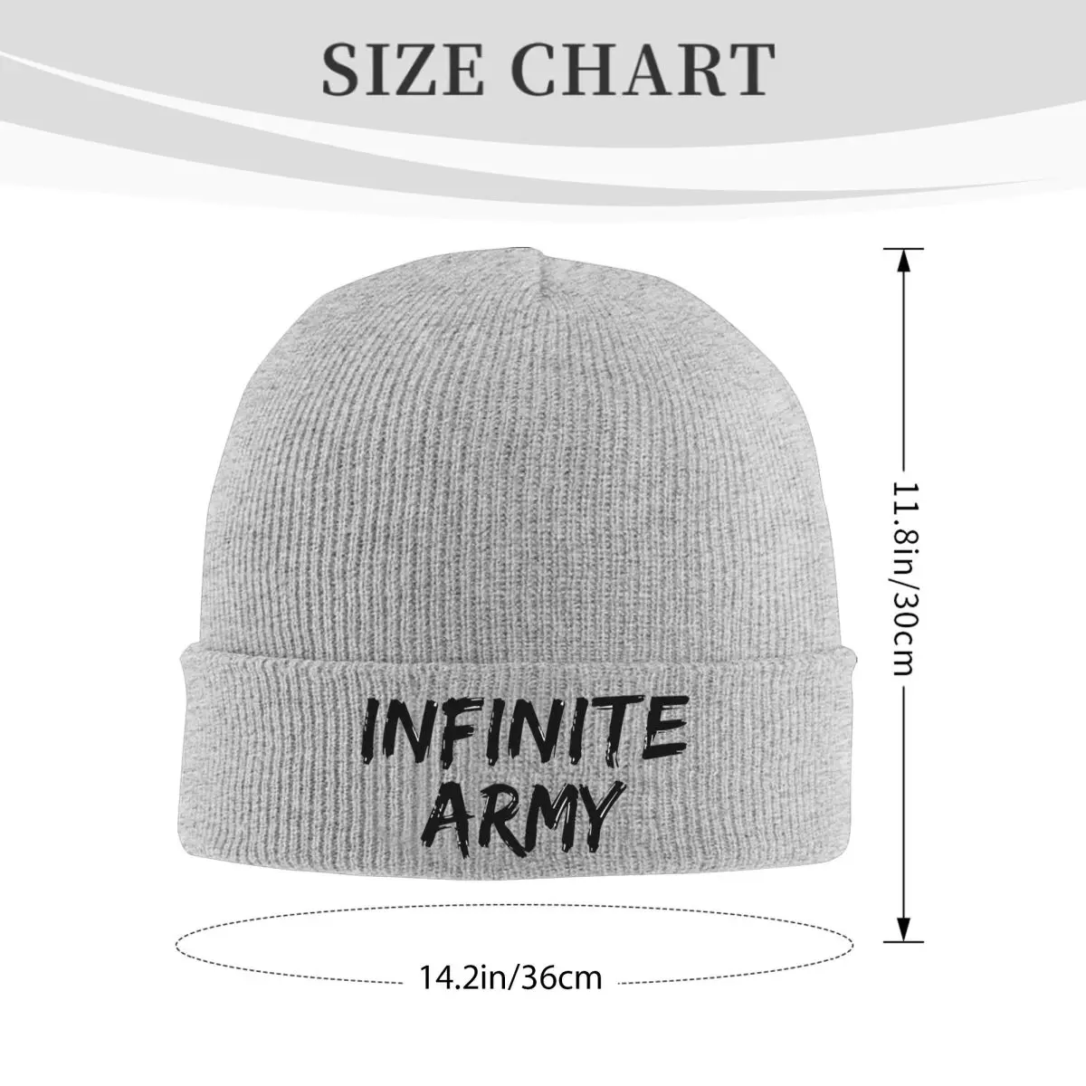 Caylus Merch Infinite Army Warm Knitted Cap Winter Knit Bonnet Hat Skullies Beanies Hip Hop Caps for Unisex