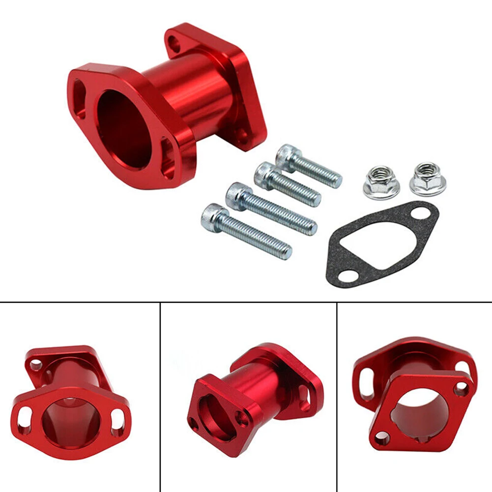 Part Adapter Blue Metal Red Tool Accessories Carburetor Connector Engine For VM22 PZ19 PZ26 Carb Intake Manifold