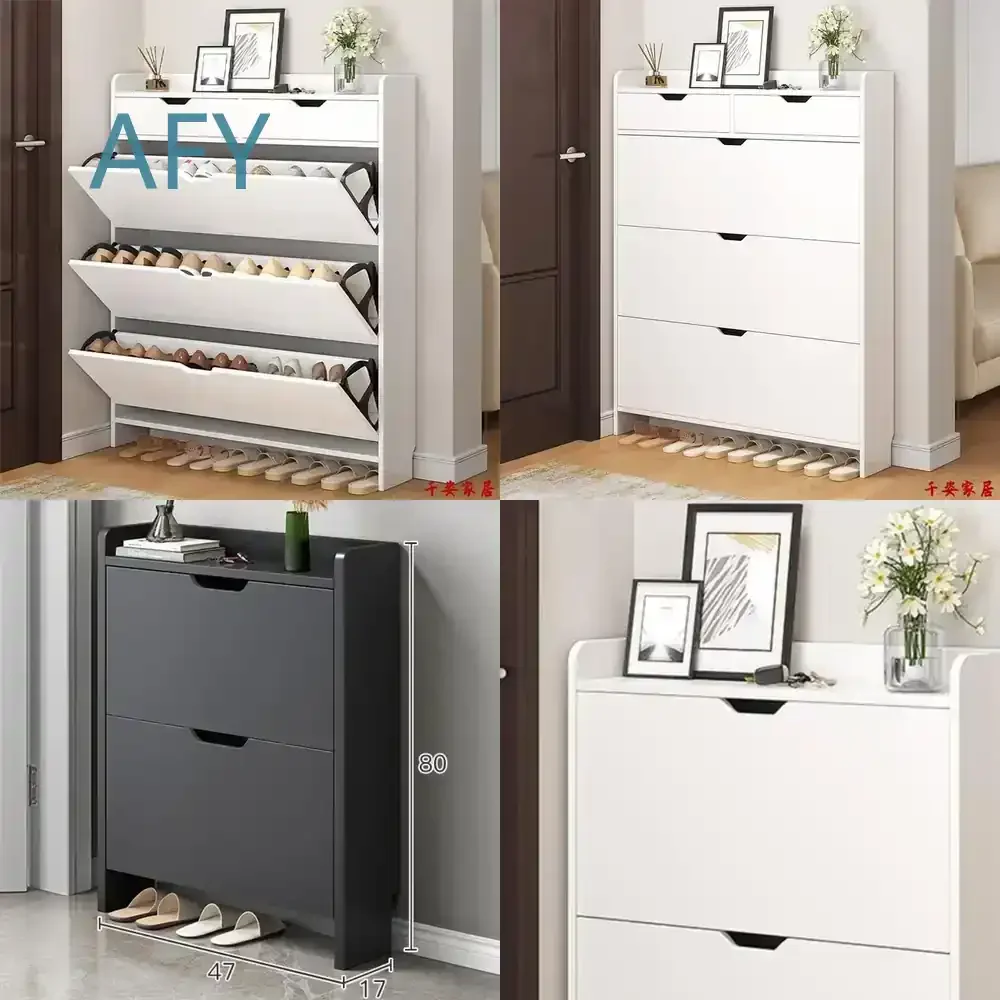 Shoe Cupboard for Living Room Cabinet Home Furniture Armoire Tote Bag Organizer Shoemakers Shoe Shelf Shoes Organization Shoe