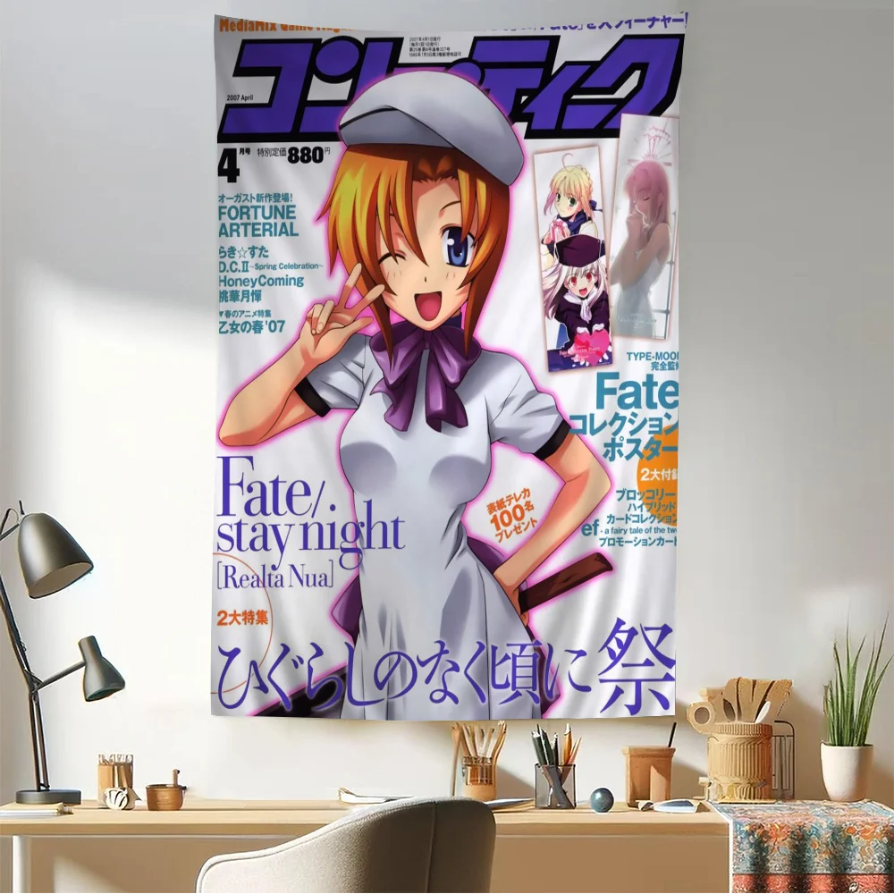 Higurashi when they cry Classic Movie Hanging Bohemian Tapestry Bohemian Wall Tapestries Mandala Kawaii Room Decor