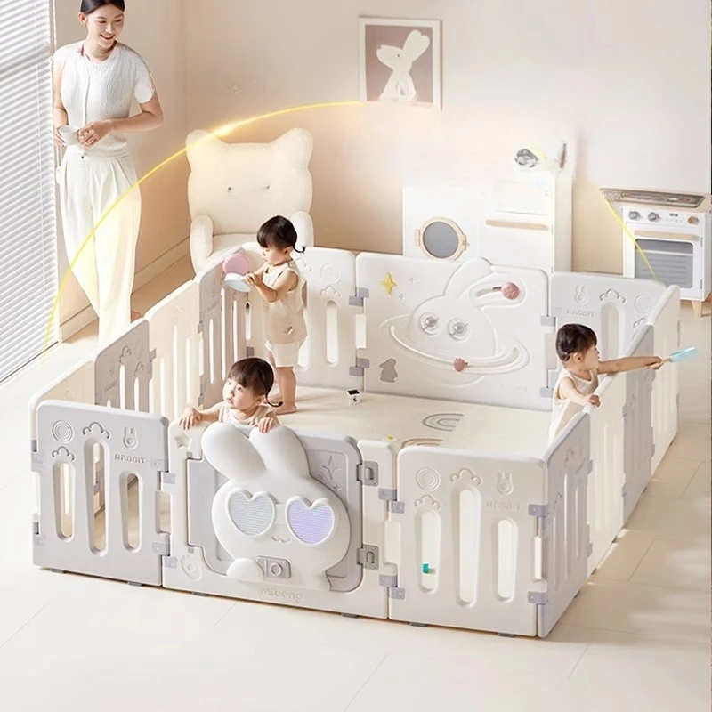 

Детский забор для занятий спортом, пластиковый детский манеж, большая детская игровая площадка, роскошная игровая зона для детей, игровой забор для ползания малышей