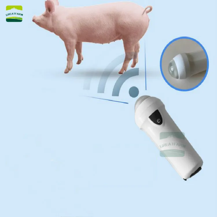 Hot sale Wireless Portable Veterinary Color B Ultrasound Scanner WaterProof Animal Pig Sow Sheep Pregnancy Ultrasound Tester