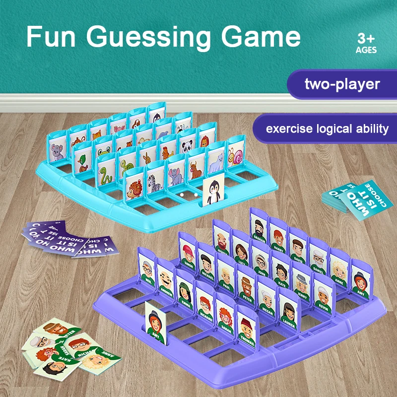 Family Guessing Games Guess Who Am I Classic Board Game Toys Memory Training Parent Child Leisure Time Party Indoor Games