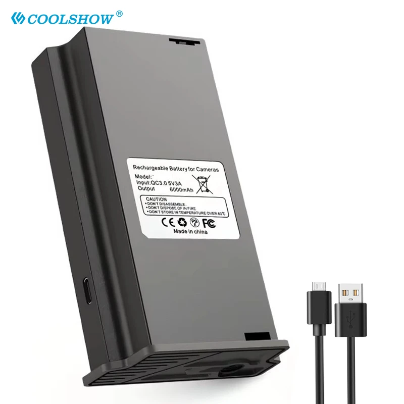 

EM6 Battery for Hunting Cameras Reveal X Pro Gen 2.0 SK XB ,X Models Camera Rechargeable Li-ion Batteries 6000mah