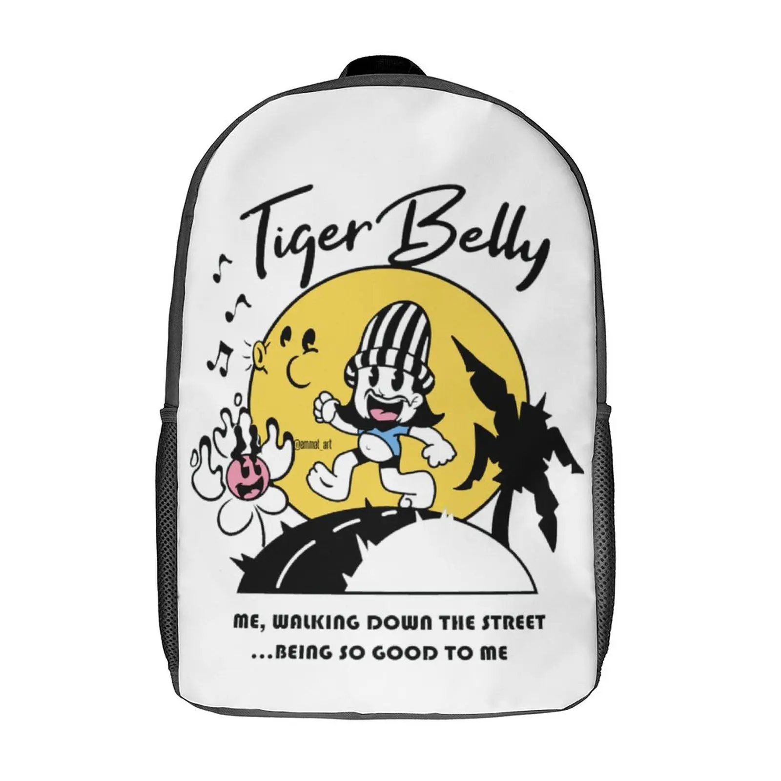 

Tigerbelly Tigerbellyblic Lasting Cozy Blanket Roll 3 in 1 Set 17 Inch Backpack Lunch Bag Pen Bag Sports Activities Graphic Vint