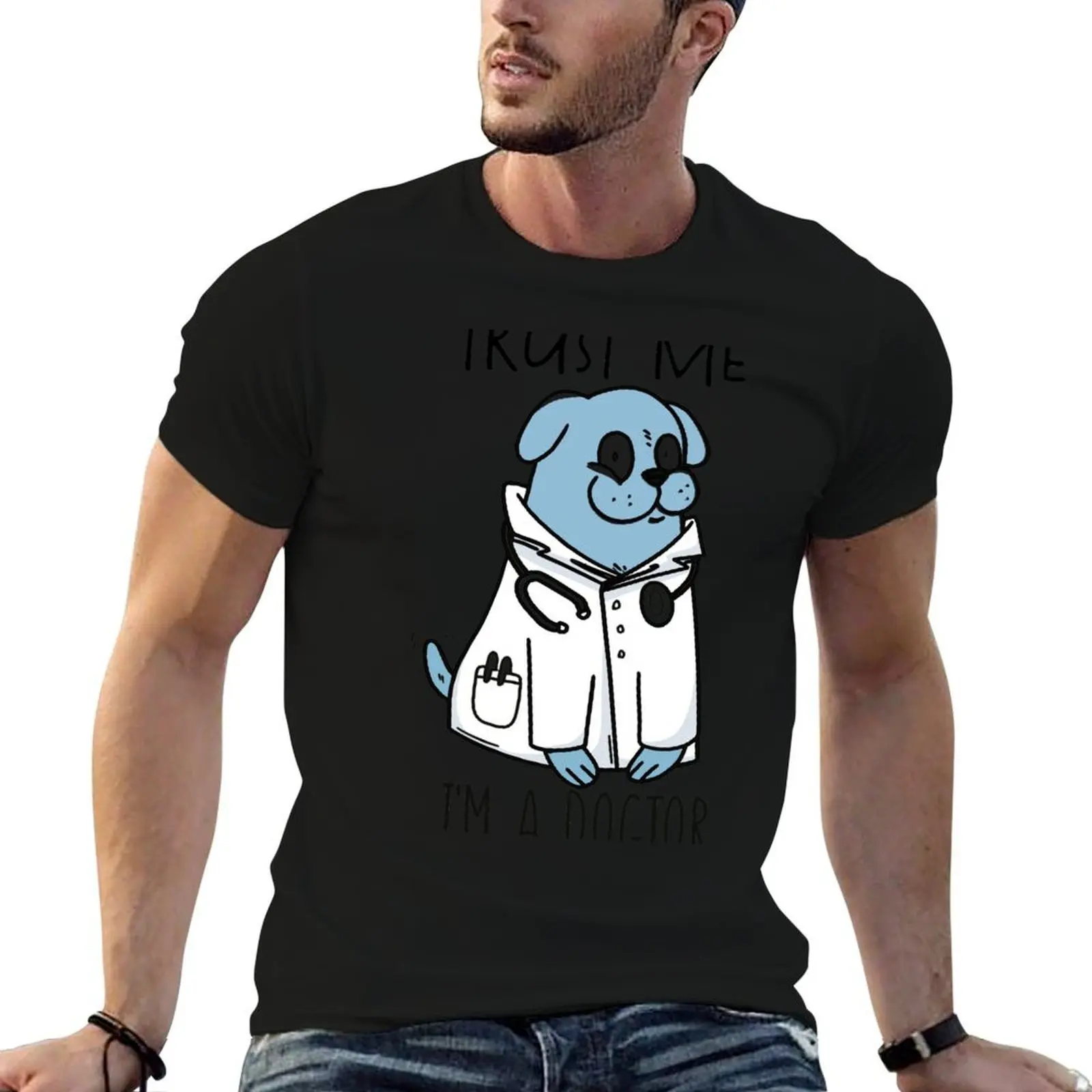 Copy of Trust me im a dogtor,funny dog doctor T-Shirt Light Athletic Short Sleeve Tee Shirt