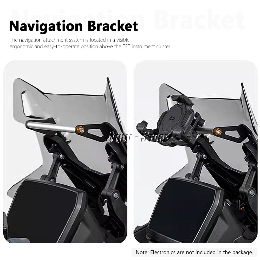 New 12/22mm GPS Mount Navigation Bracket For VOGE DSX 525 DSX525 DS525X 2023 Motorcycle Accessories Mobile Phone Mount Bracket